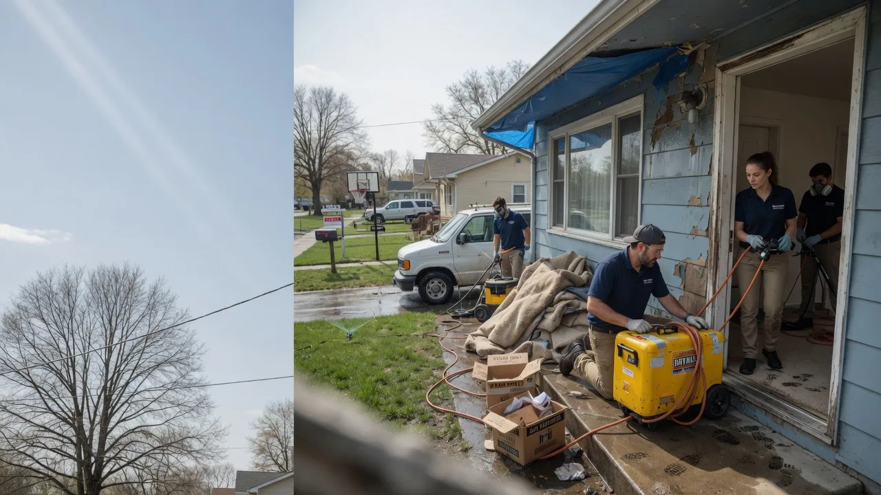 Basement Flood Cleanup in Le Roy, NY near me